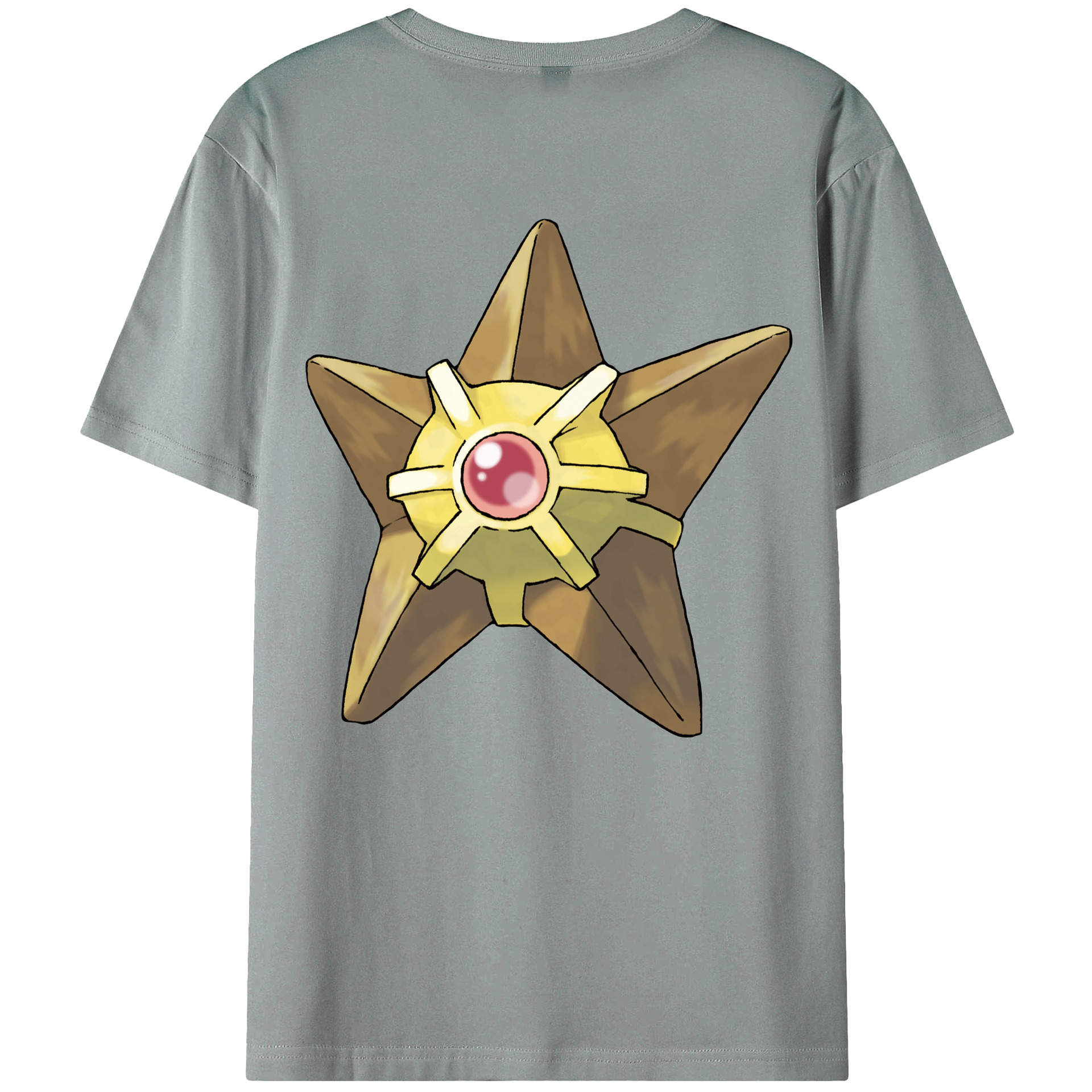 （画像用） ポケットモンスター Pokémon 綿100％ メンズ半袖Tシャツ（バックプリント） 通気性